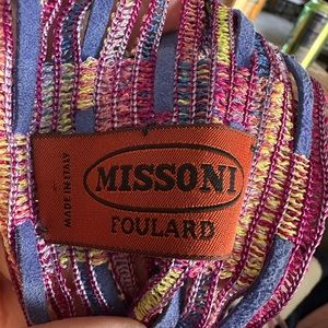 Missoni foulard belt